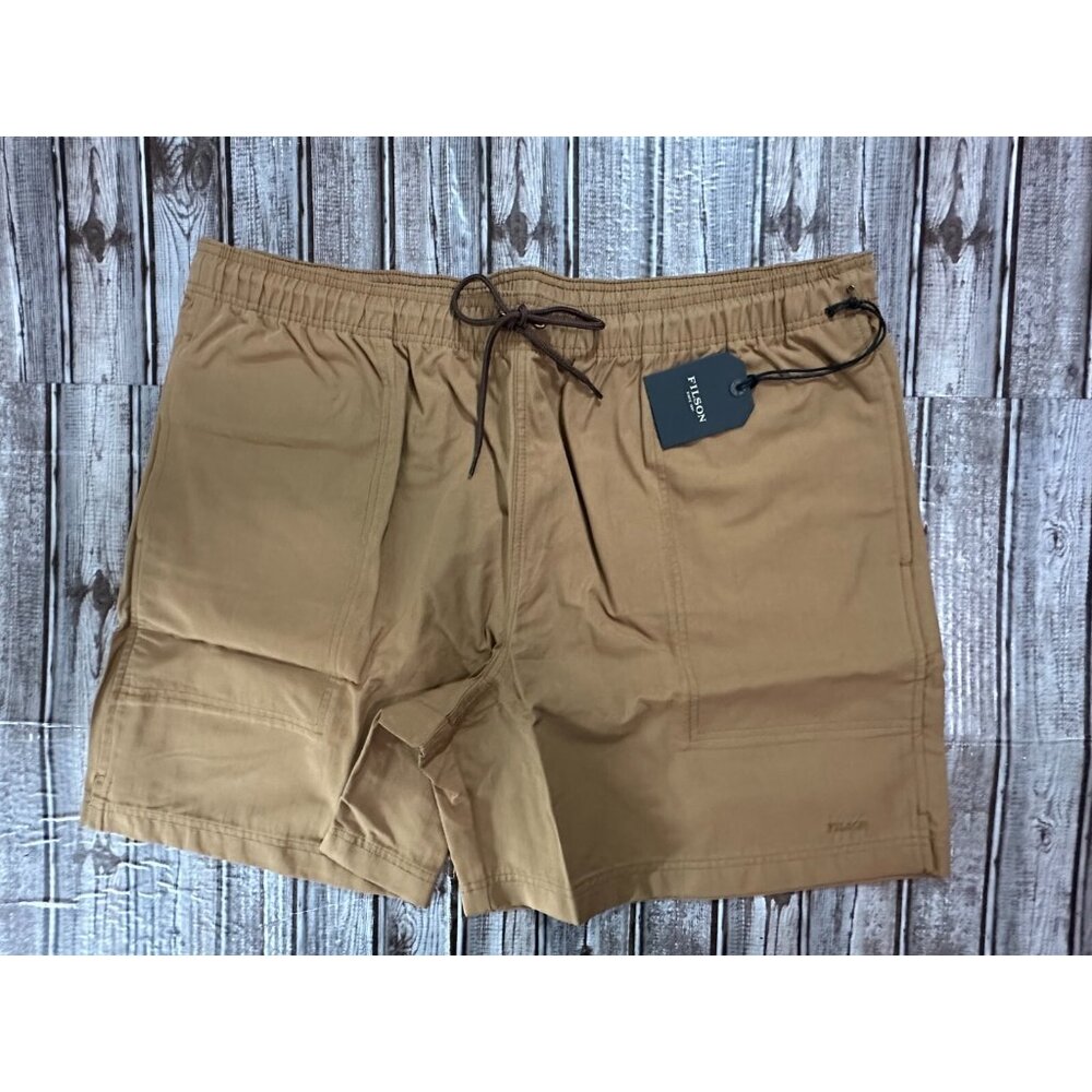 Filson Green River Water Shorts sz 2XL color Flax Brown NWT mspr $85